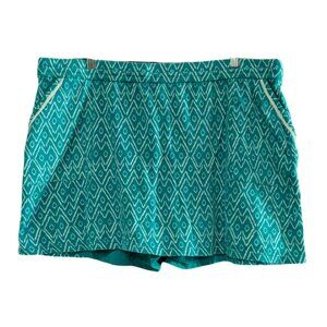 Jones NY Signature Women's Contrast Skort, Aqua Green, Size XXL, Side Pockets